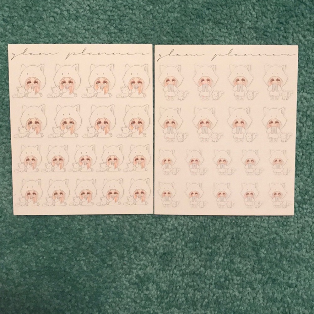 10 Sheets of Cute Planner Stickers